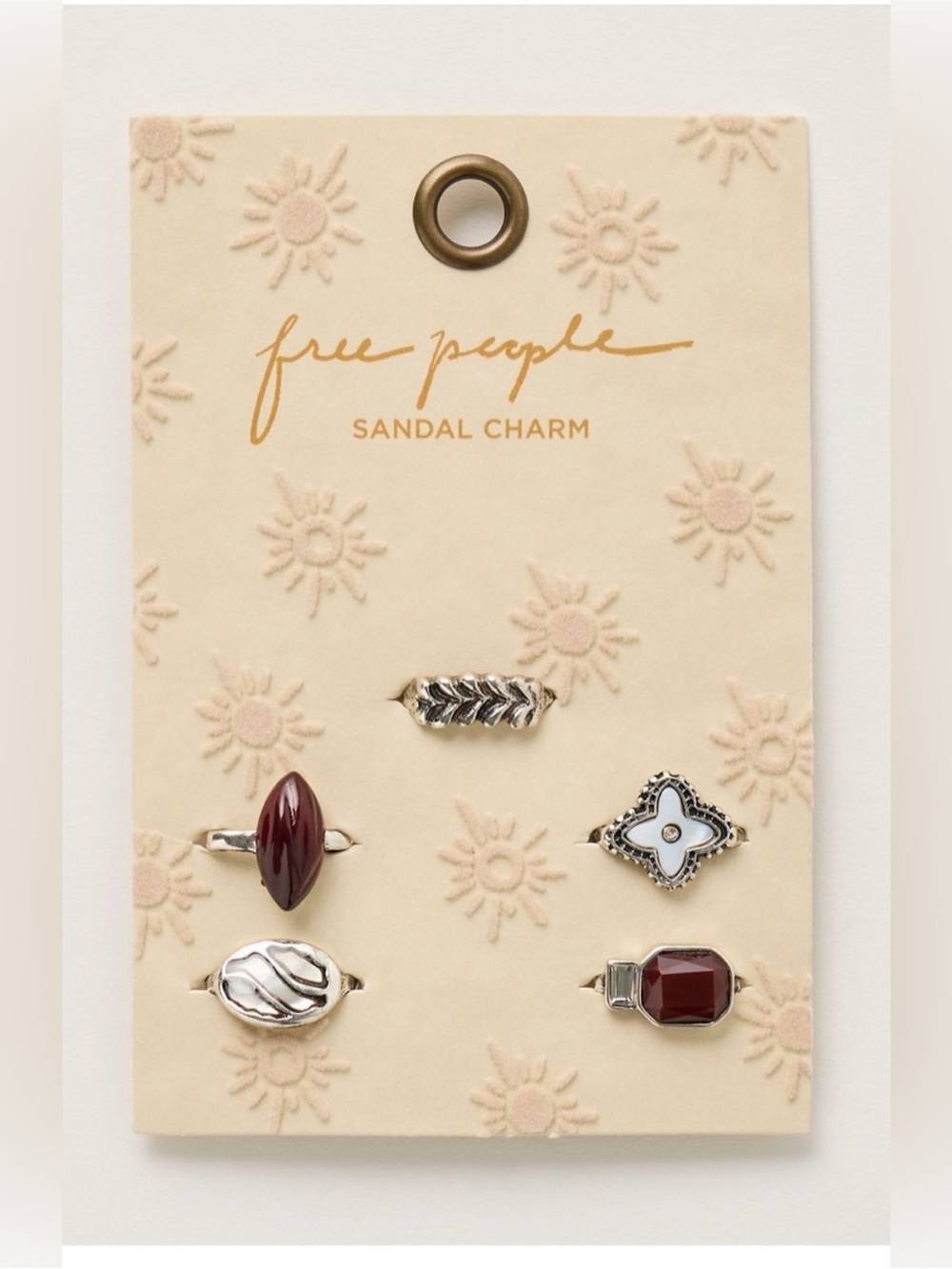 Free People Sandal charm set